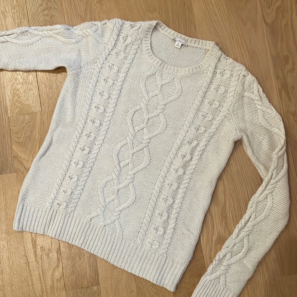 GAP Wool Blend Sweater - off White Cream color Extra Small